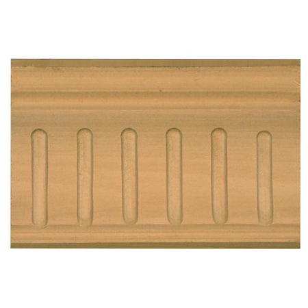 Osborne Wood Products Fluted Crown Moulding, Basswood, 1-5/8in H, 2-15/16in W 892015BAS